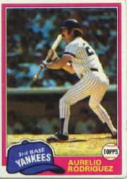 1981 Topps Baseball Cards      034      Aurelio Rodriguez
